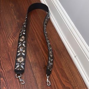 REBECCA MINKOFF Embroidered Guitar Strap